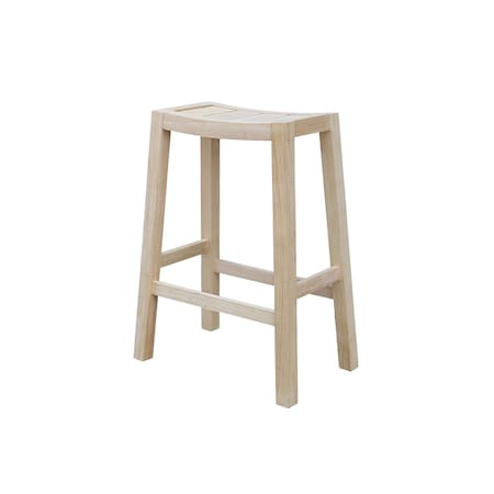 International Concepts Ranch Stool, 30" Seat Height, Unfinished S-930